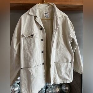 Discontinued Cream Merona Coat - Size Medium